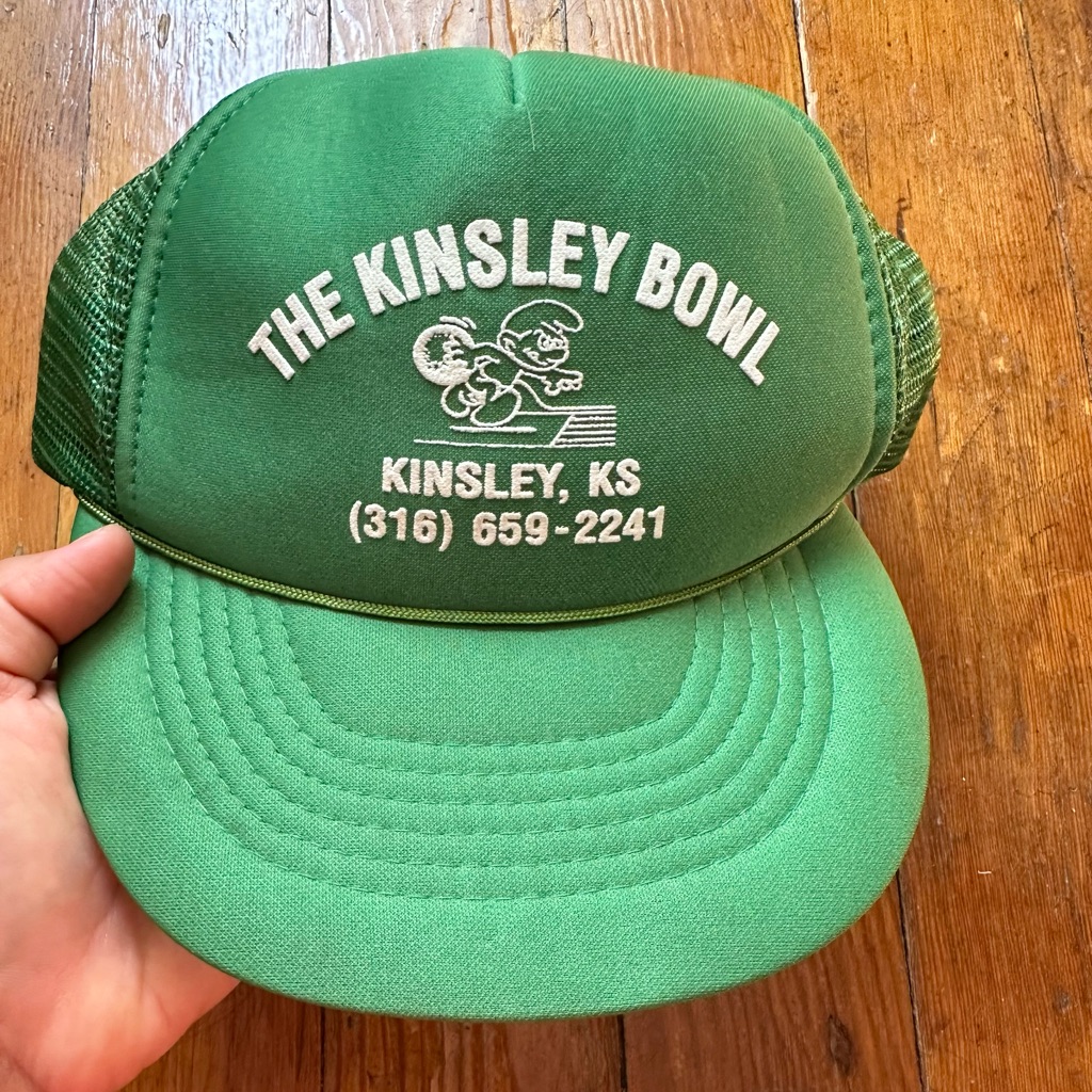 Vintage Green Trucker Snapback Hat Kansas Vintage Green Trucker Snapback Hat Kansas